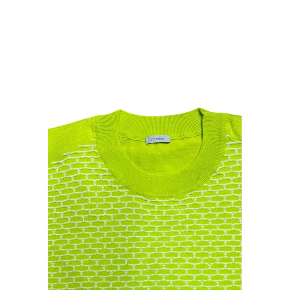Malo Green Cotton Men Sweater