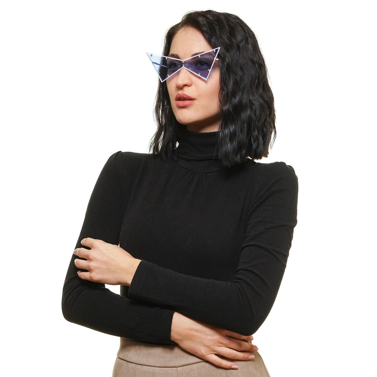 Kenzo White Plastic Sunglasses