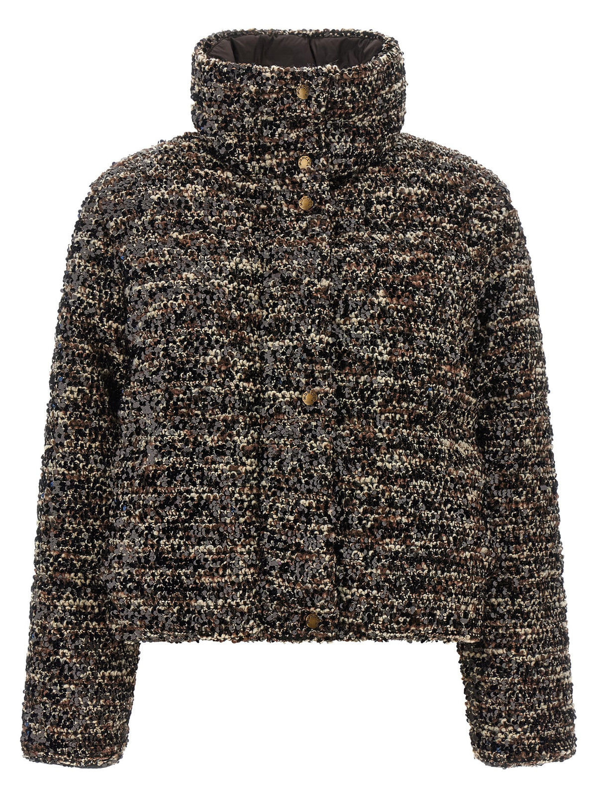 Moncler Brown Polyester Sleeveless Jacket
