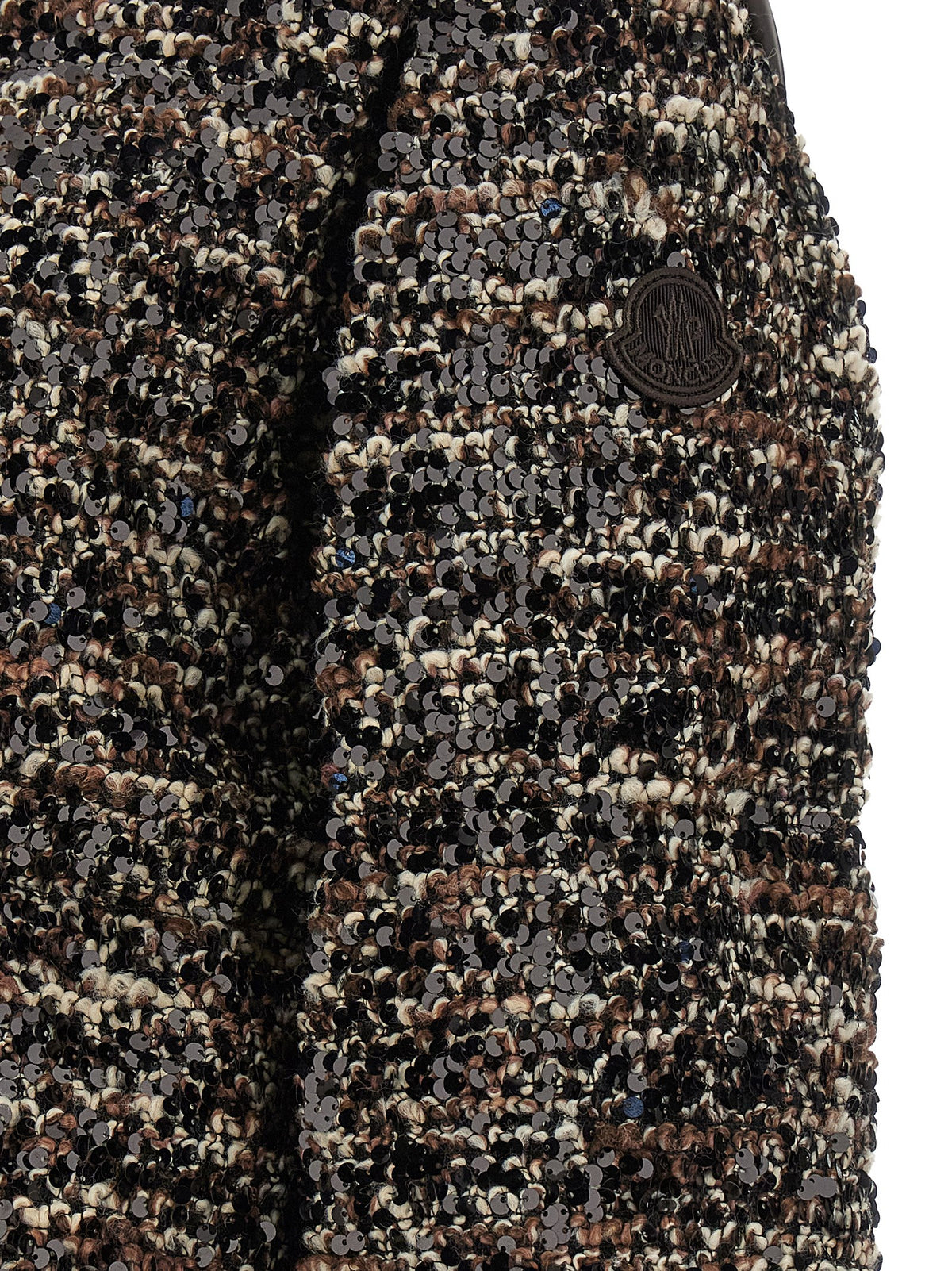 Moncler Brown Polyester Sleeveless Jacket