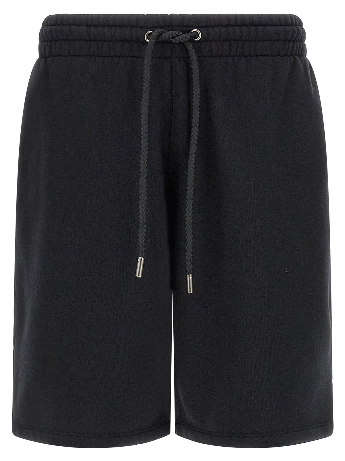 Off-White Black Cotton Bermuda Shorts