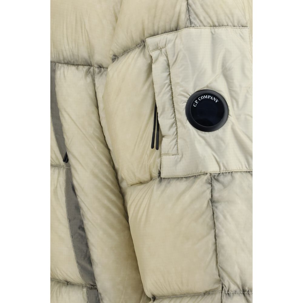 C.P. Company Beige Polyamide Full-Length Jacket