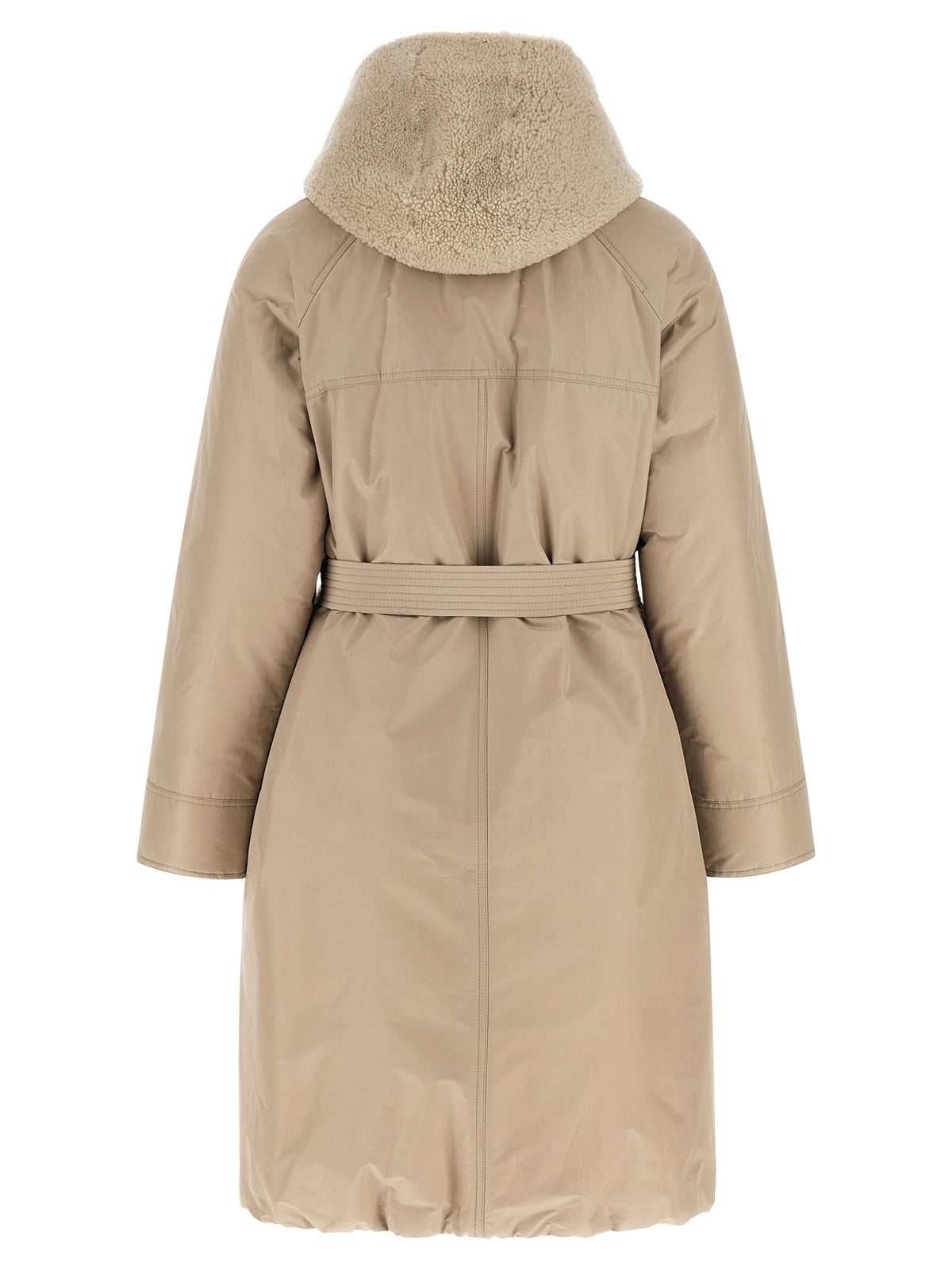 Brunello Cucinelli Beige Cotton Coat