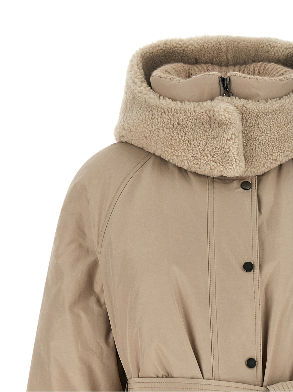 Brunello Cucinelli Beige Cotton Coat