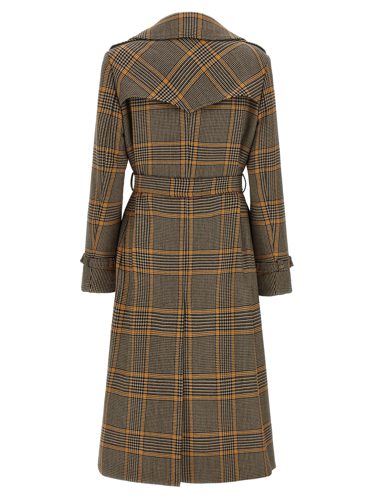 Tagliatore Brown Virgin Wool Coat