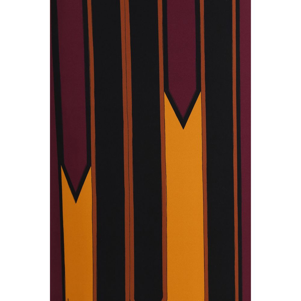 Emilio Pucci Multicolor Polyamide Long Skirt