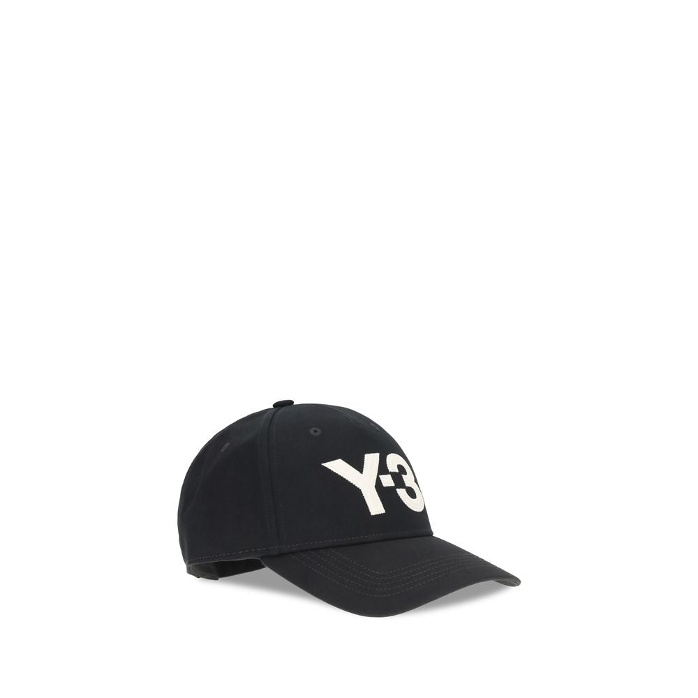 Y-3 Black Cotton Cap (Baseball Hat)