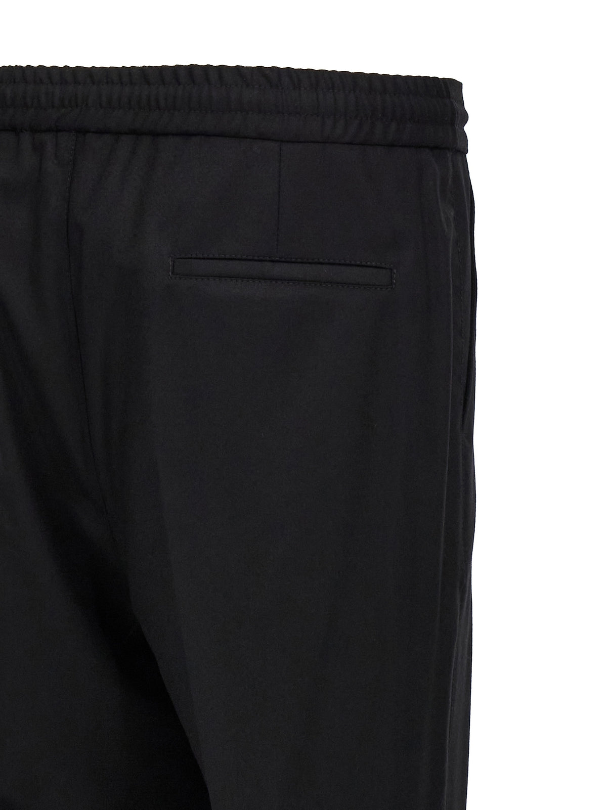 Brunello Cucinelli Black Wool Casual Pants