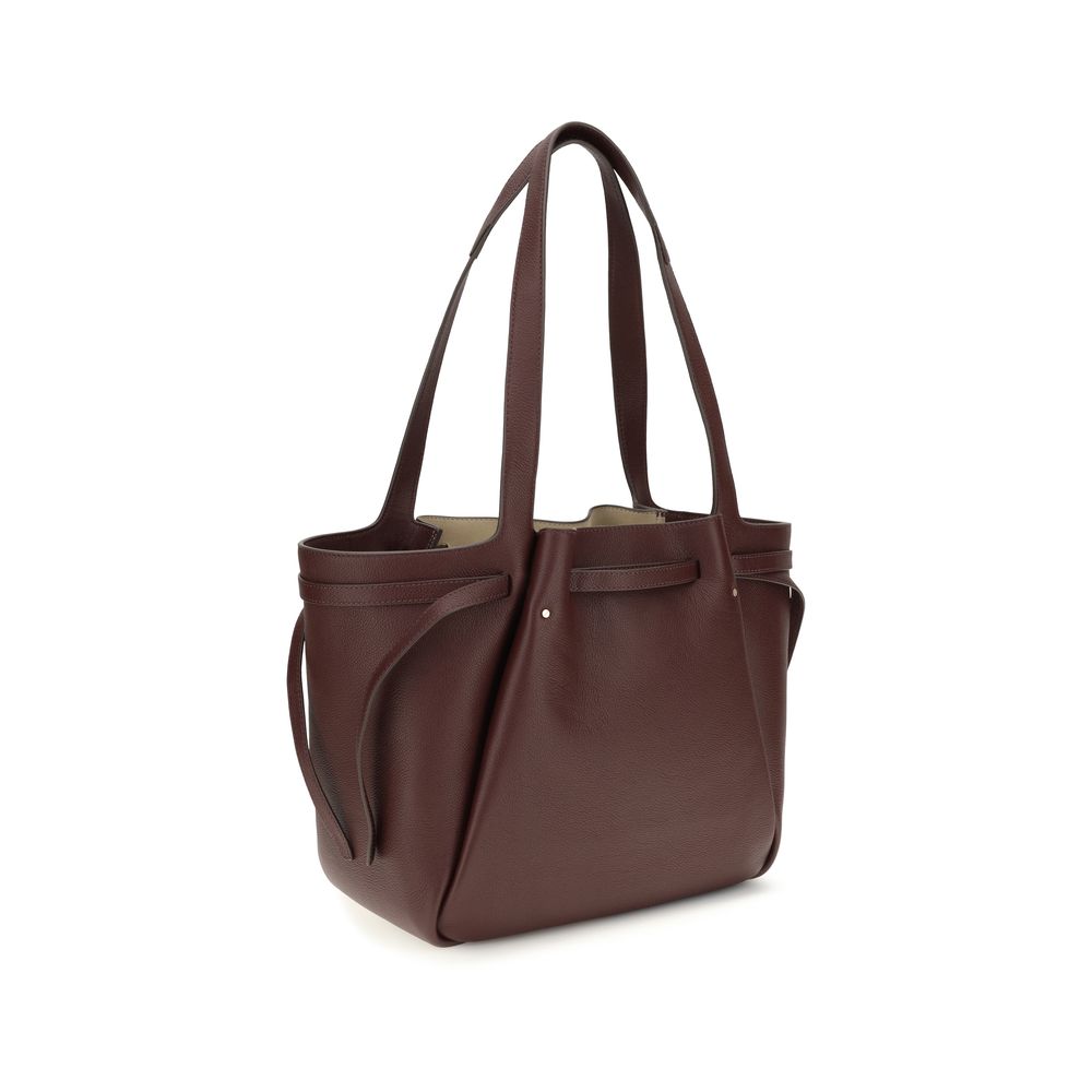 Tory Burch Bordeaux Leather Handbag