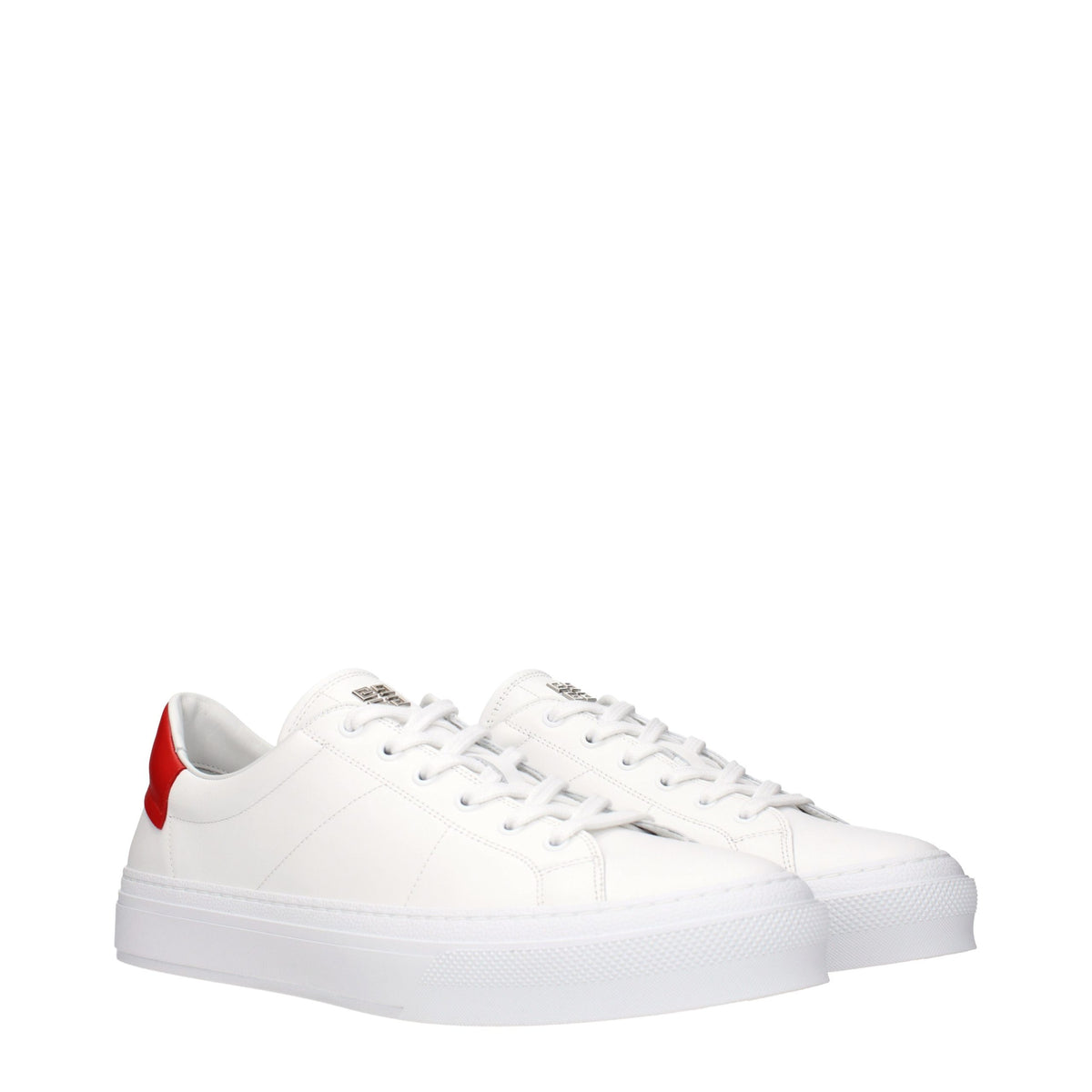 Givenchy White Leather Low Top Sneakers