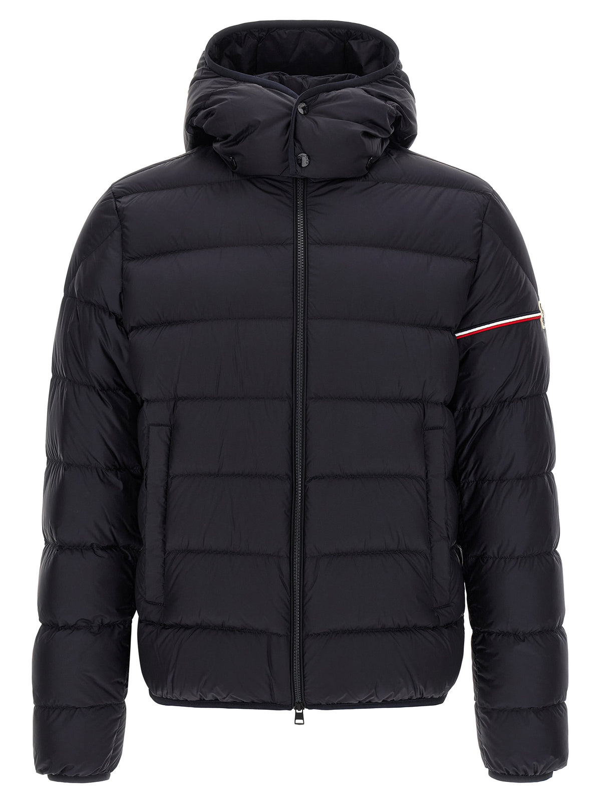 Moncler Blue Polyamide Full-Length Jacket