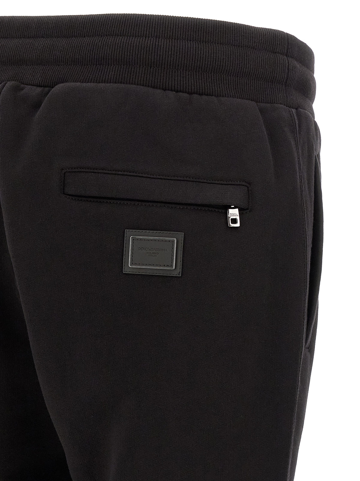 Dolce & Gabbana Black Cotton Joggers (Workout Pants)