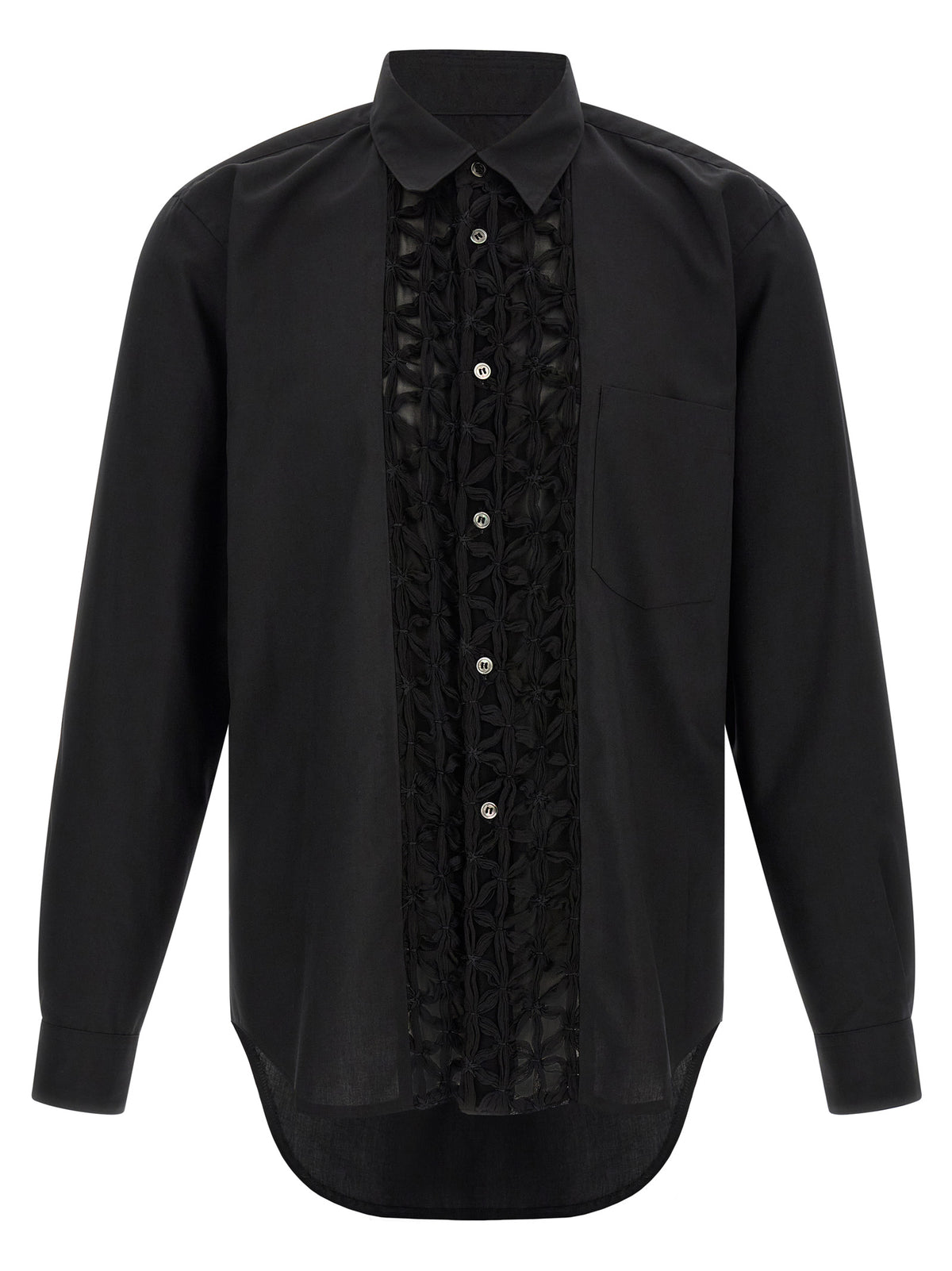 Comme Des Garçons Black Polyester Blouse
