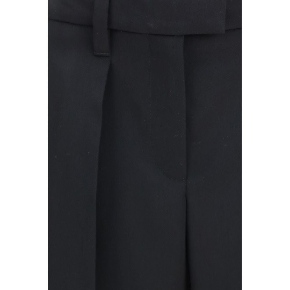 Brunello Cucinelli Black Wool Oves Aries Dress Pants