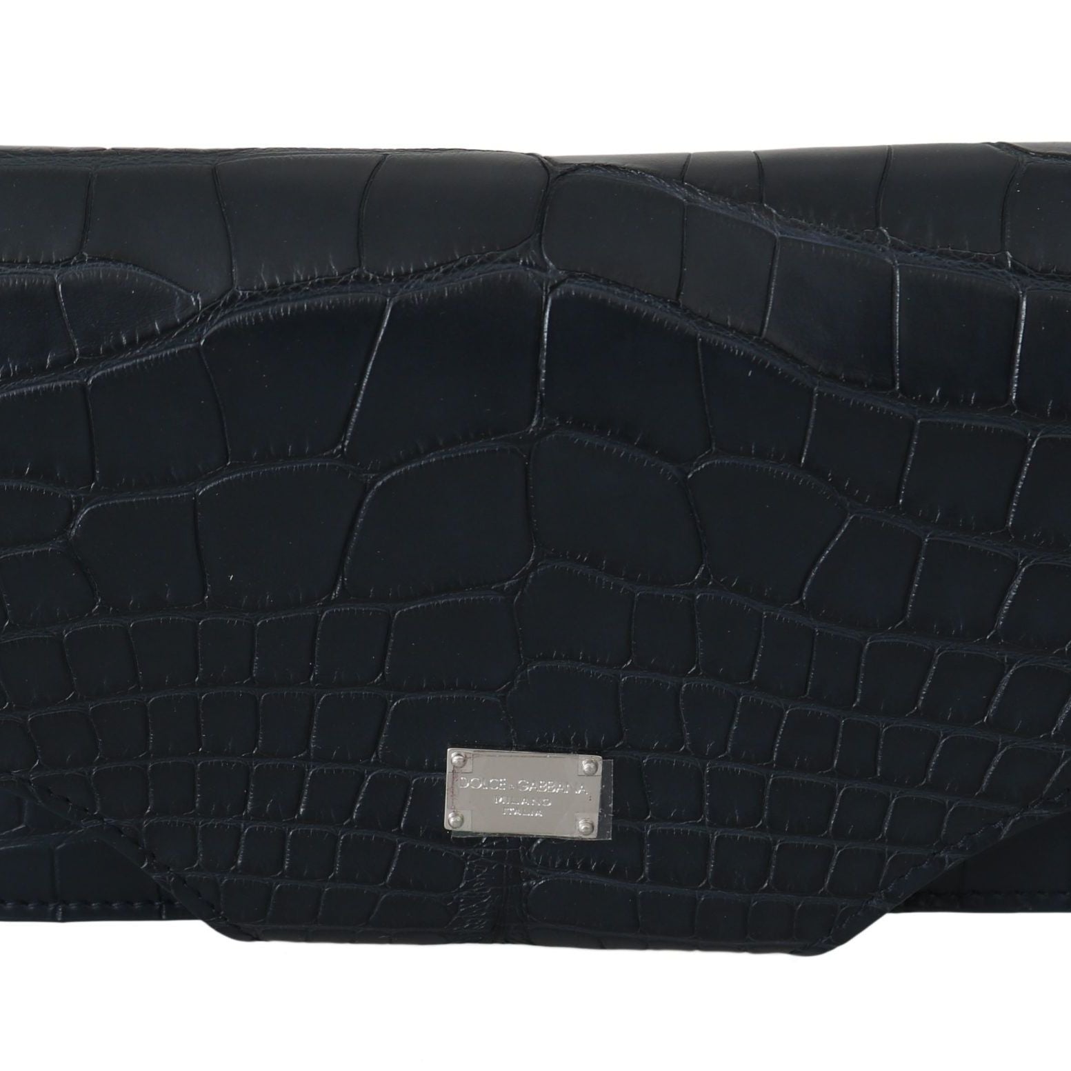Dolce & Gabbana Blue Crocodile Eyewear Sunglasses Case Cover Pouch