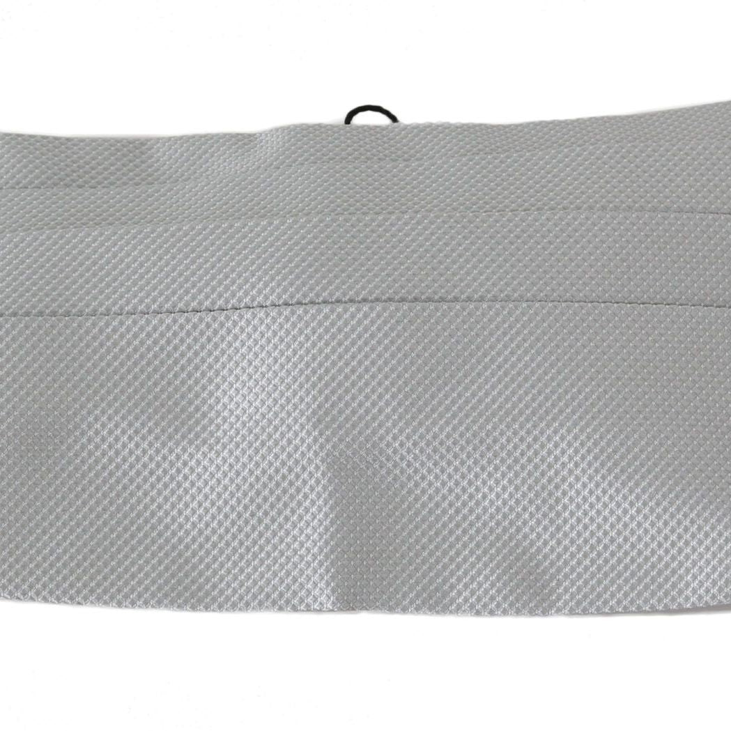 Dolce & Gabbana Gray Men Waist Belt 100% Silk Cummerbund