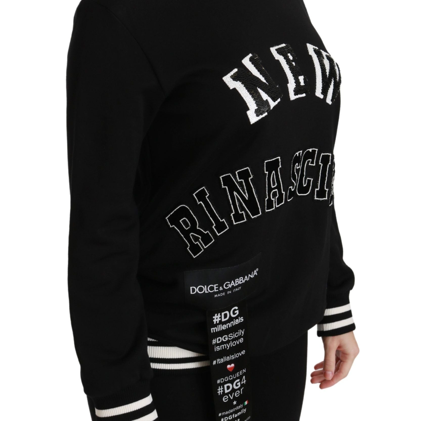 Dolce & Gabbana Black Rinascimento #DGmillennials Sweater