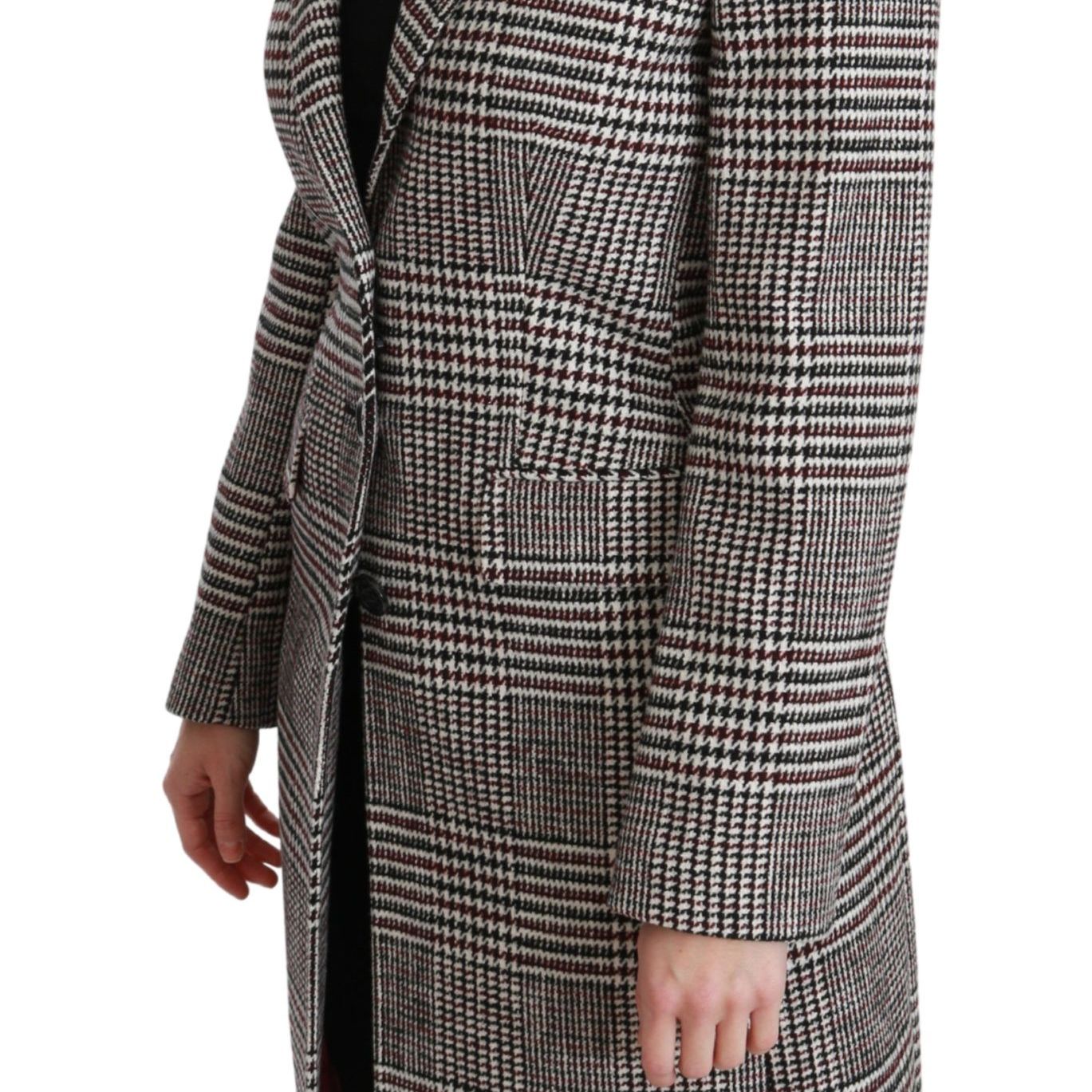 Dolce & Gabbana Multicolor Trench Knee Long Jacket Coat