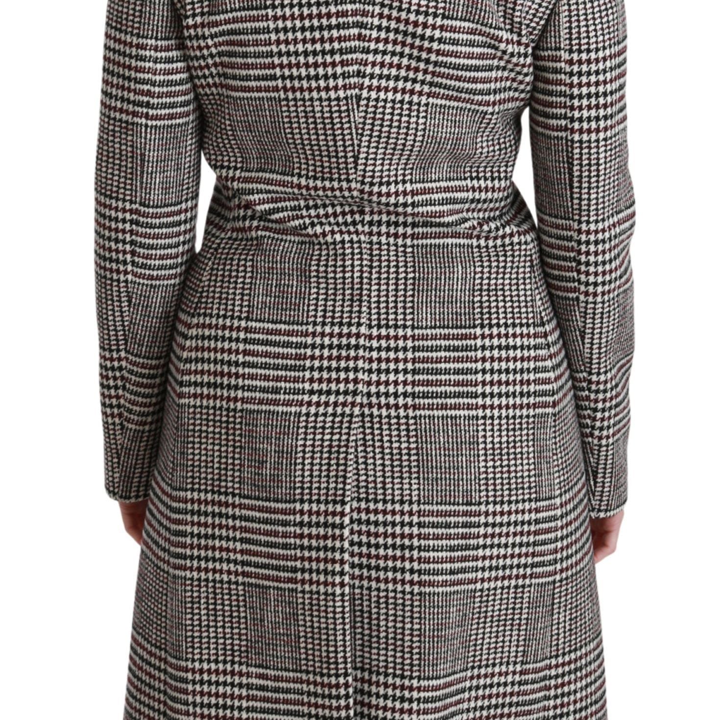Dolce & Gabbana Multicolor Trench Knee Long Jacket Coat