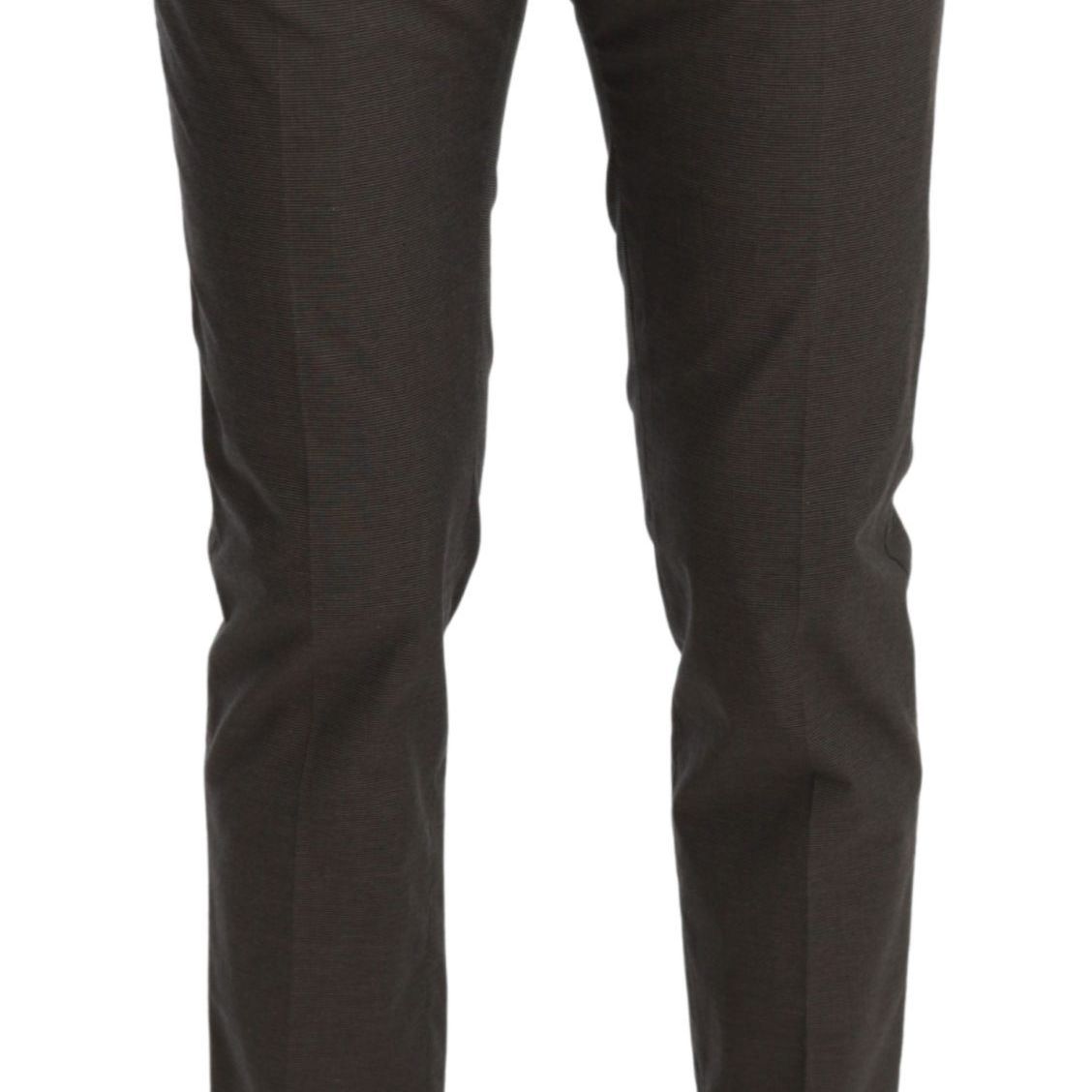 Dolce & Gabbana Brown Casual Mens Trouser 100% Cotton Pants