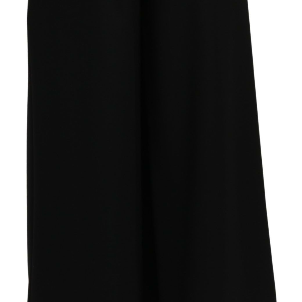 Dolce & Gabbana Black High Waist Wide Leg Cropped Pants