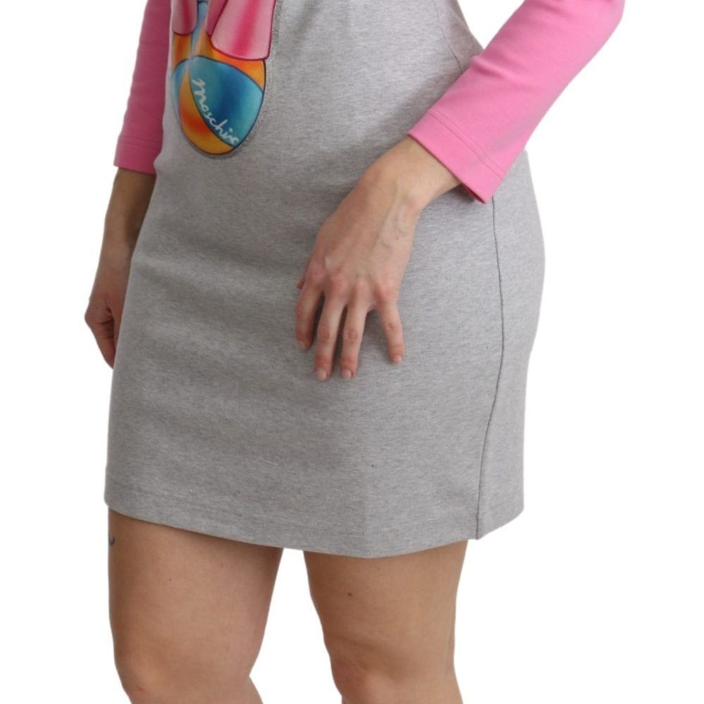 Moschino Gray My Little Pony Top Sweater Dress
