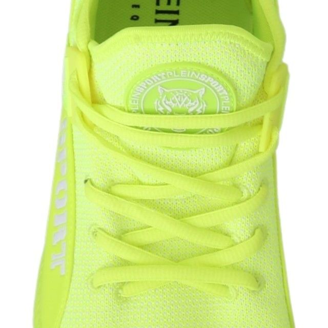 Philipp Plein Green CARTER Logo Hi-Top Sneakers Shoes