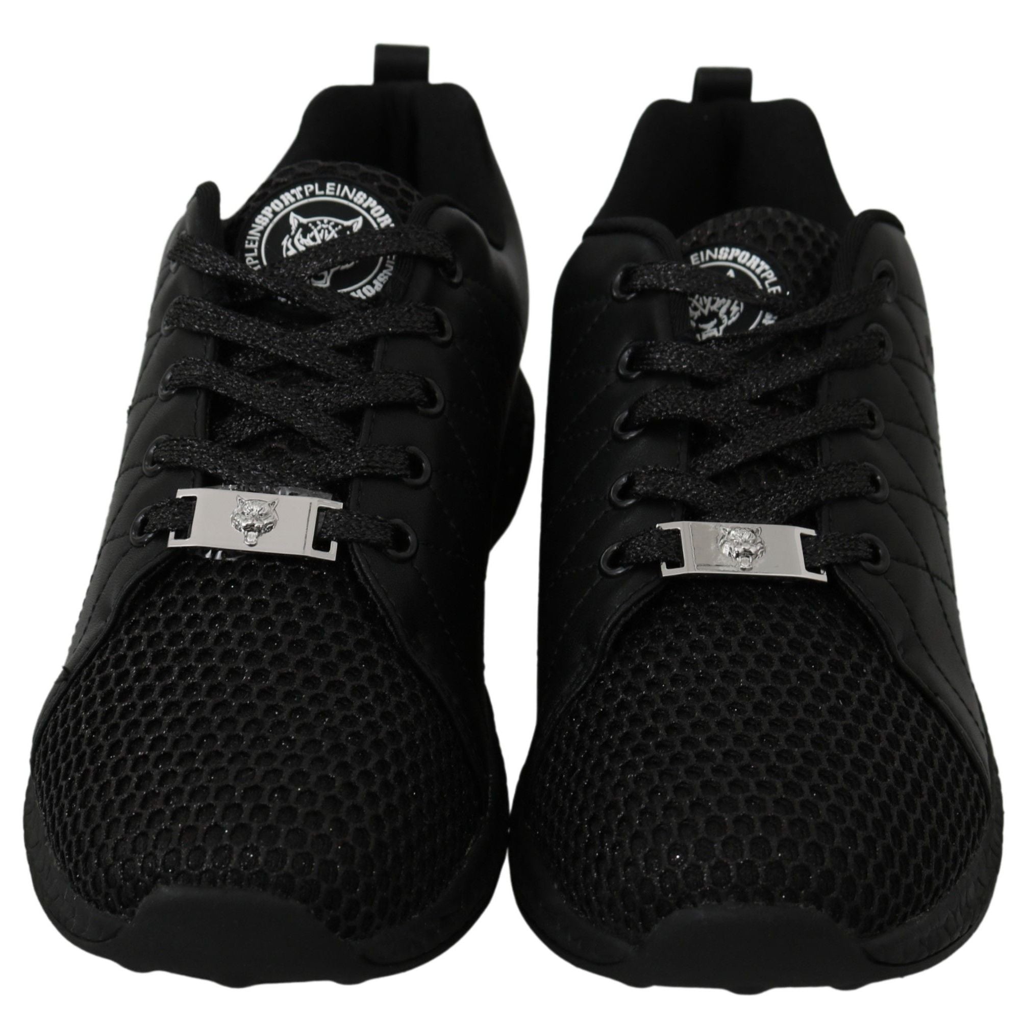 Philipp Plein Black Casual Running Sneakers Shoes
