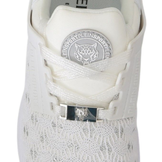 Philipp Plein White Polyester Casual Sneakers Shoes