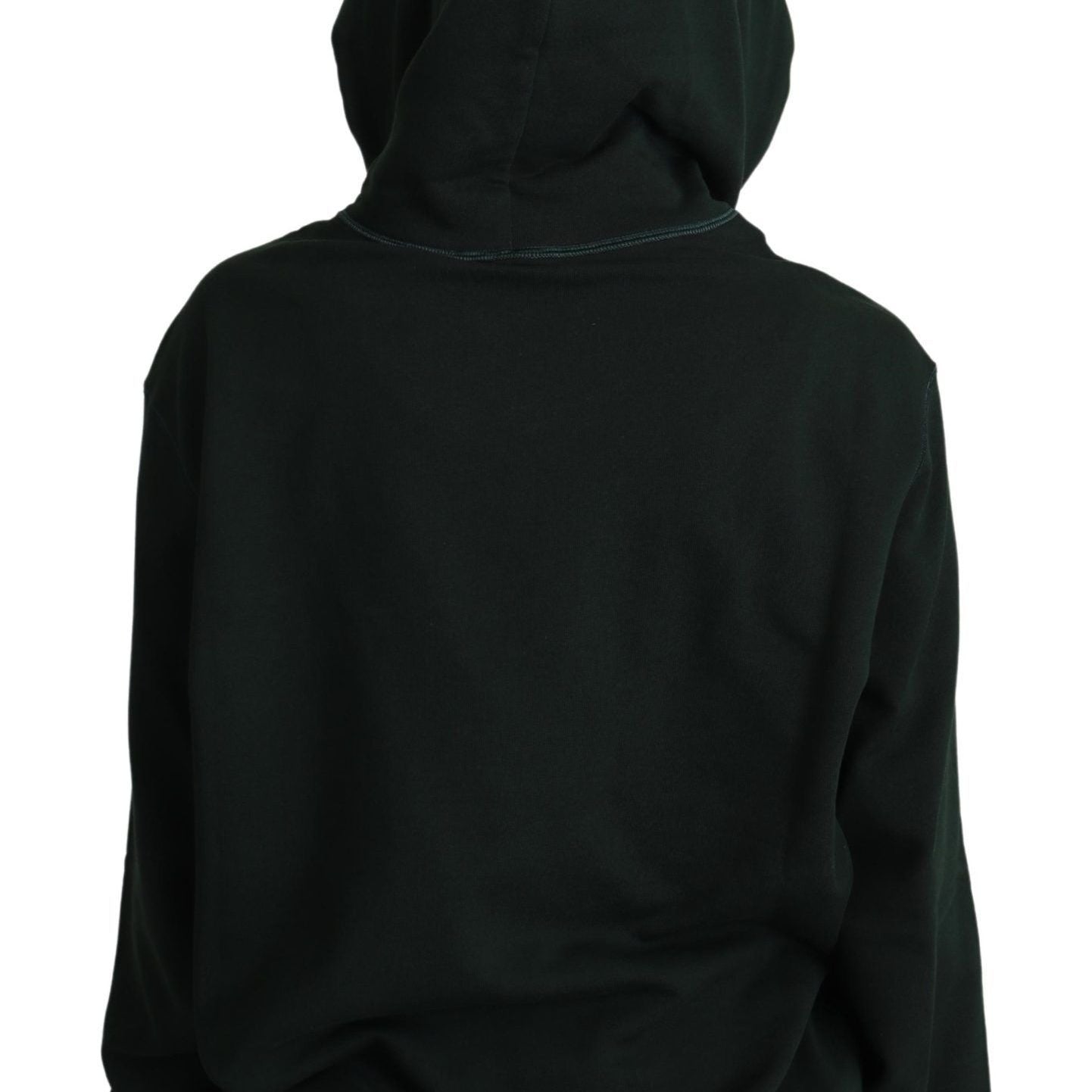Dolce & Gabbana Dark Green Crown Embroidery Hoodie