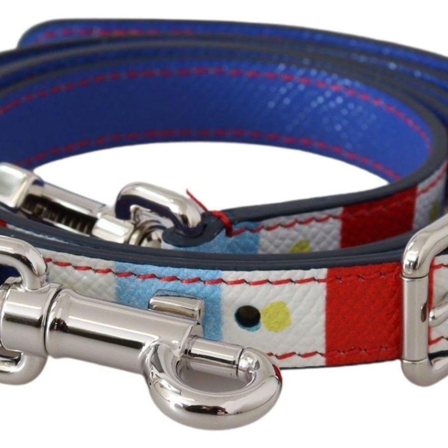 Dolce & Gabbana Multicolor 100% Leather Bag Accessory Shoulder Strap