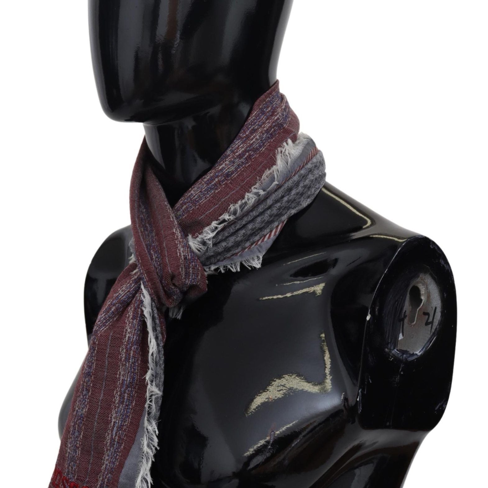 Missoni Multicolor Wool Striped Unisex Neck Wrap Shawl Scarf