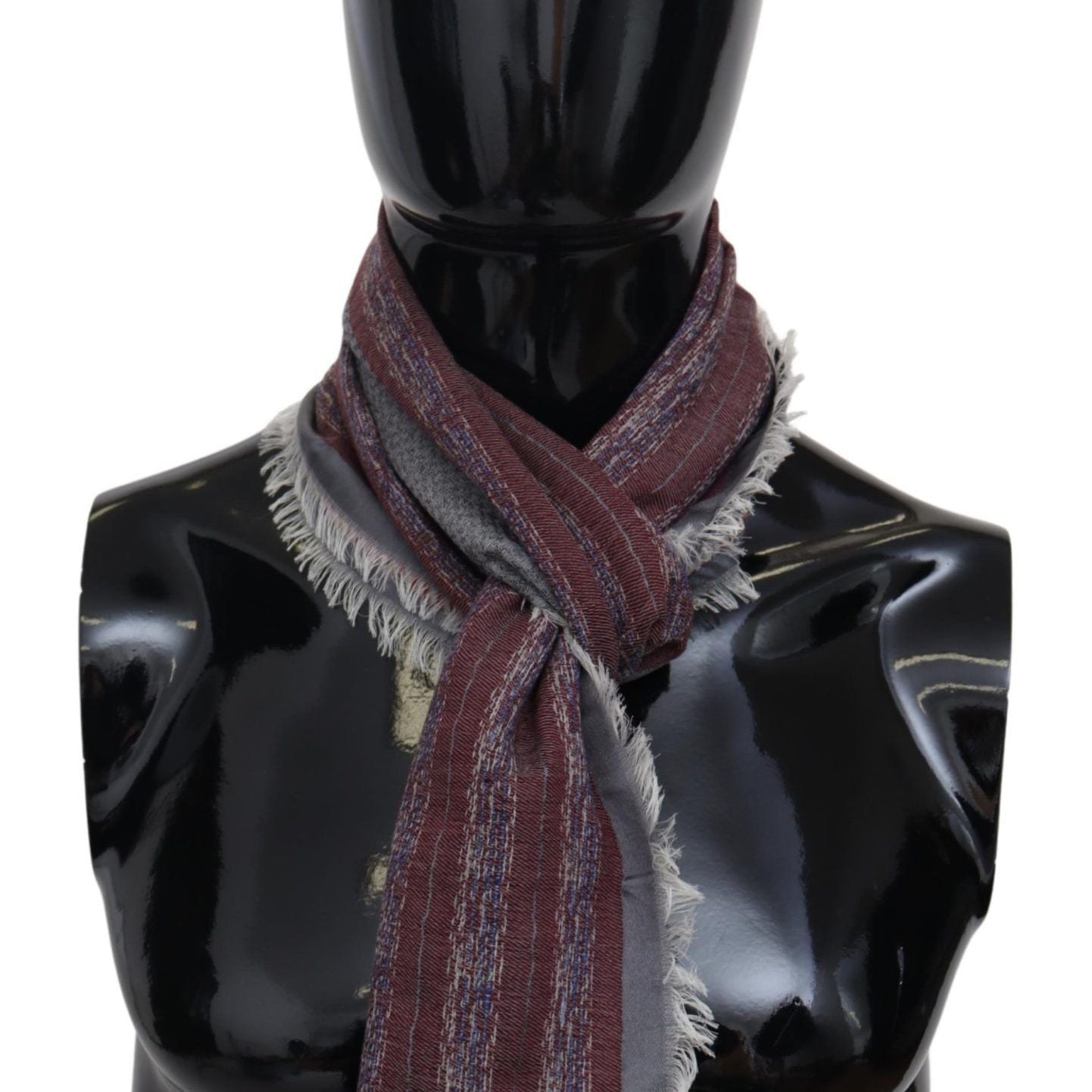 Missoni Multicolor Wool Striped Unisex Neck Wrap Shawl Scarf