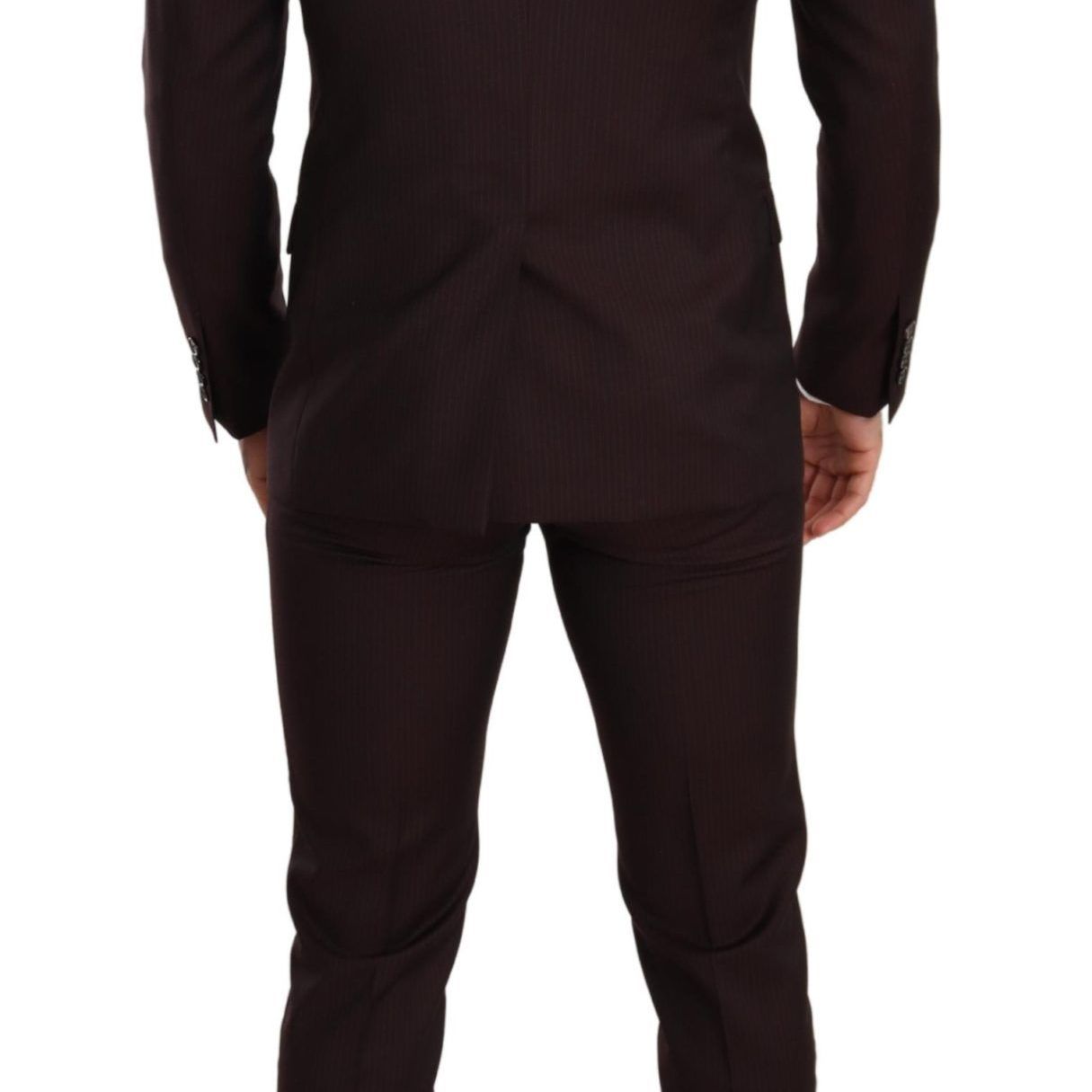 Dolce & Gabbana Bordeaux Wool MARTINI Slim Fit Suit
