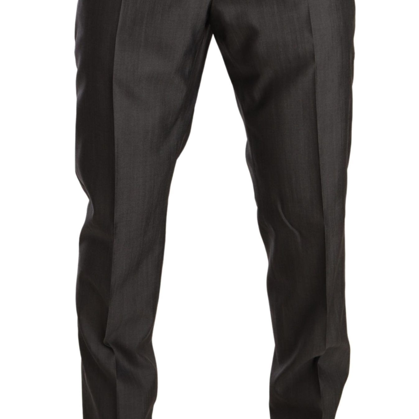 Dolce & Gabbana Gray Metallic MARTINI Slim Fit Set Suit