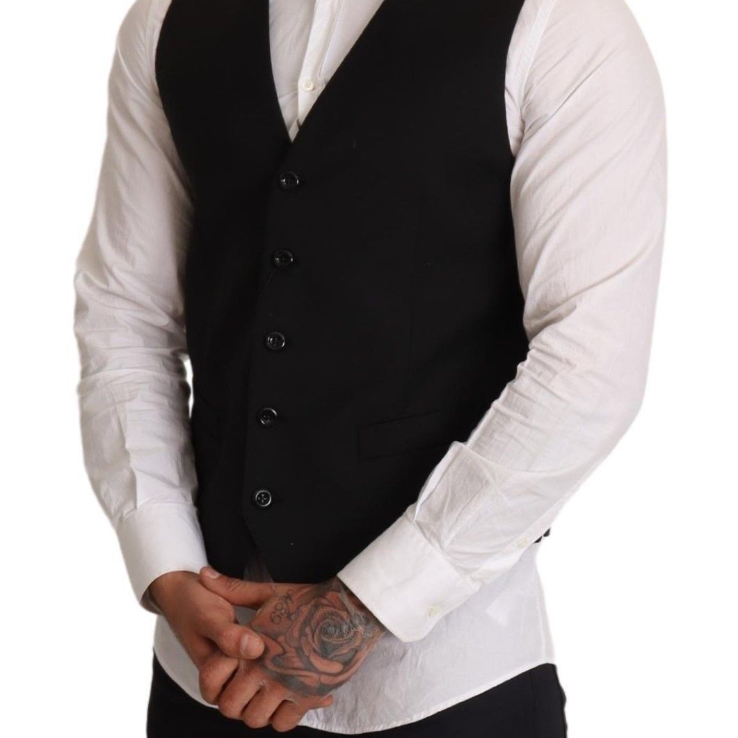 Dolce & Gabbana Black Formal dress Vest