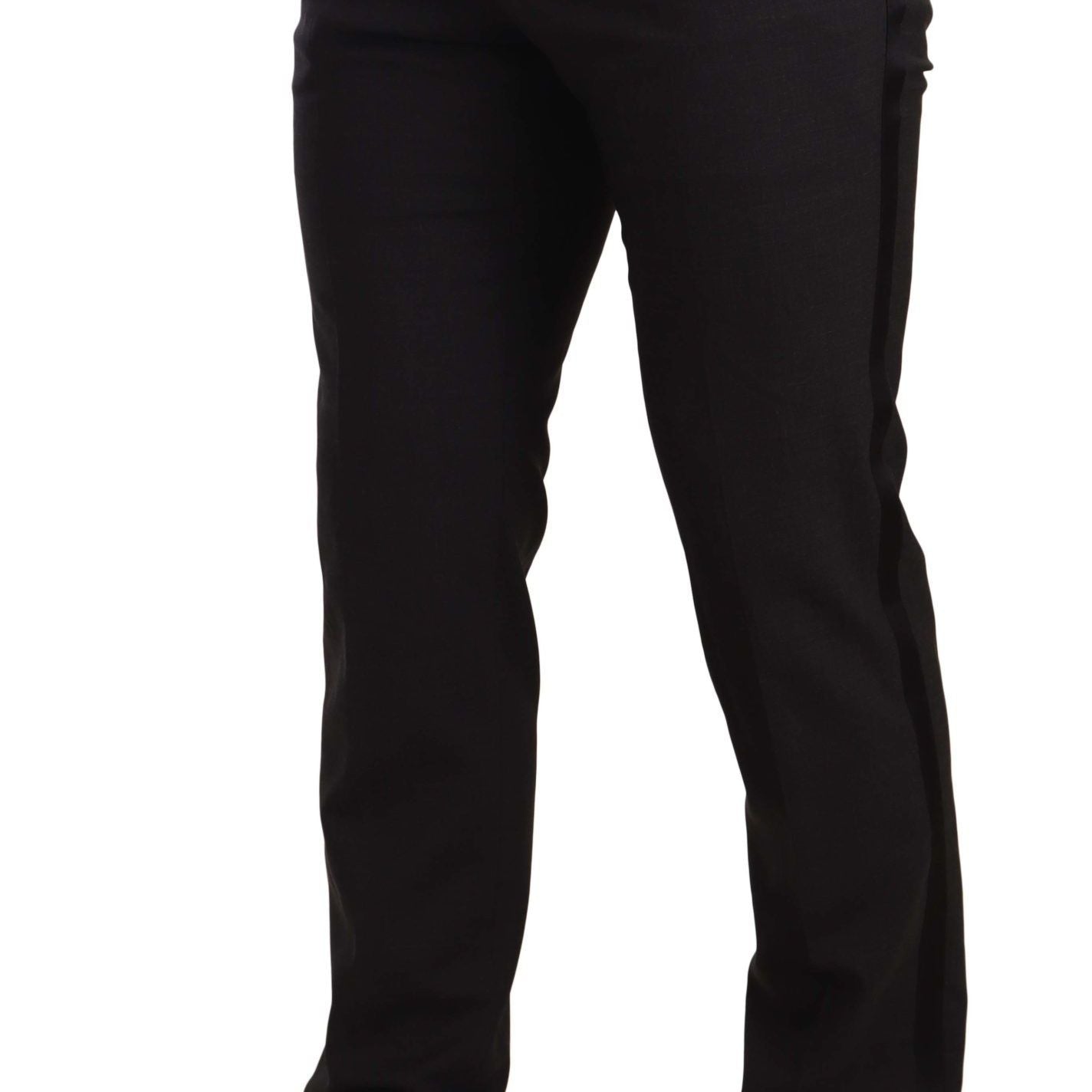 Dolce & Gabbana Blue Velvet Cotton Slim Fit Smoking Suit
