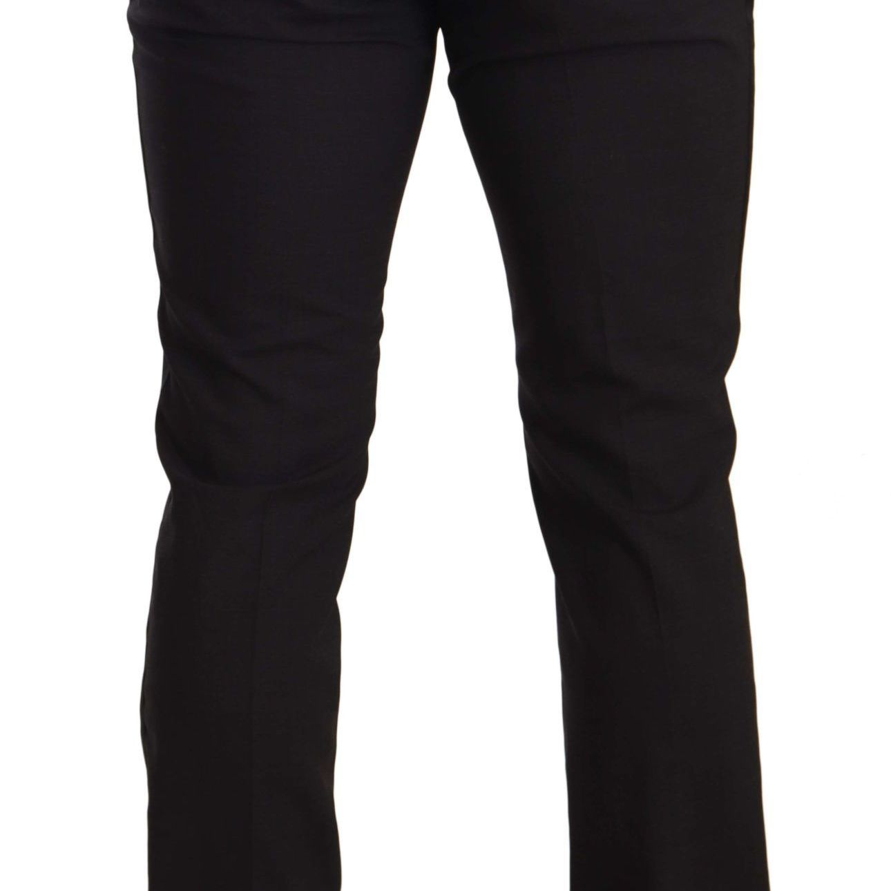 Dolce & Gabbana Blue Velvet Cotton Slim Fit Smoking Suit
