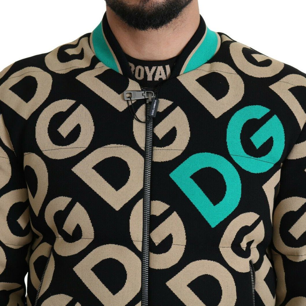 Dolce & Gabbana Multicolor DGMILLENNIALS Logo Print Jacket