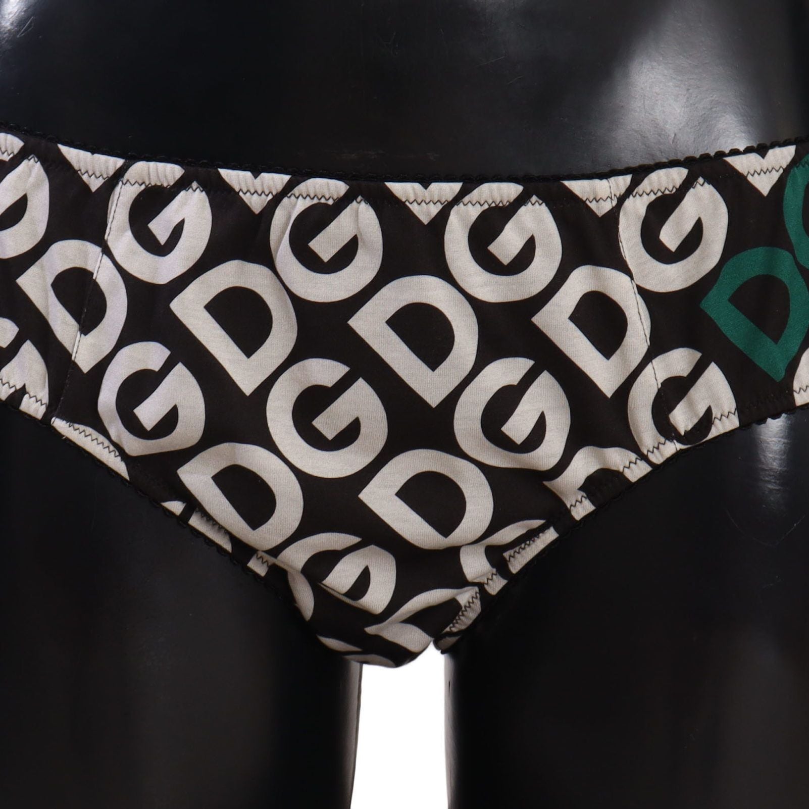 Dolce & Gabbana Multicolor DG Logo Print Slip Bottom Underwear