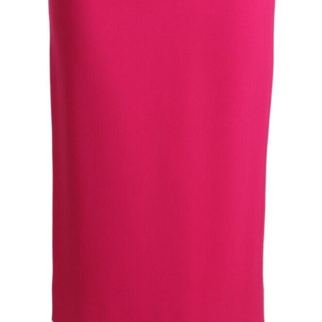 Dolce & Gabbana Pink High Waist Stretch Pencil Straight Skirt