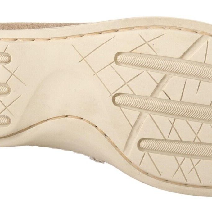 Pollini Beige Suede Low Top Mocassin Loafers Casual Men Shoes