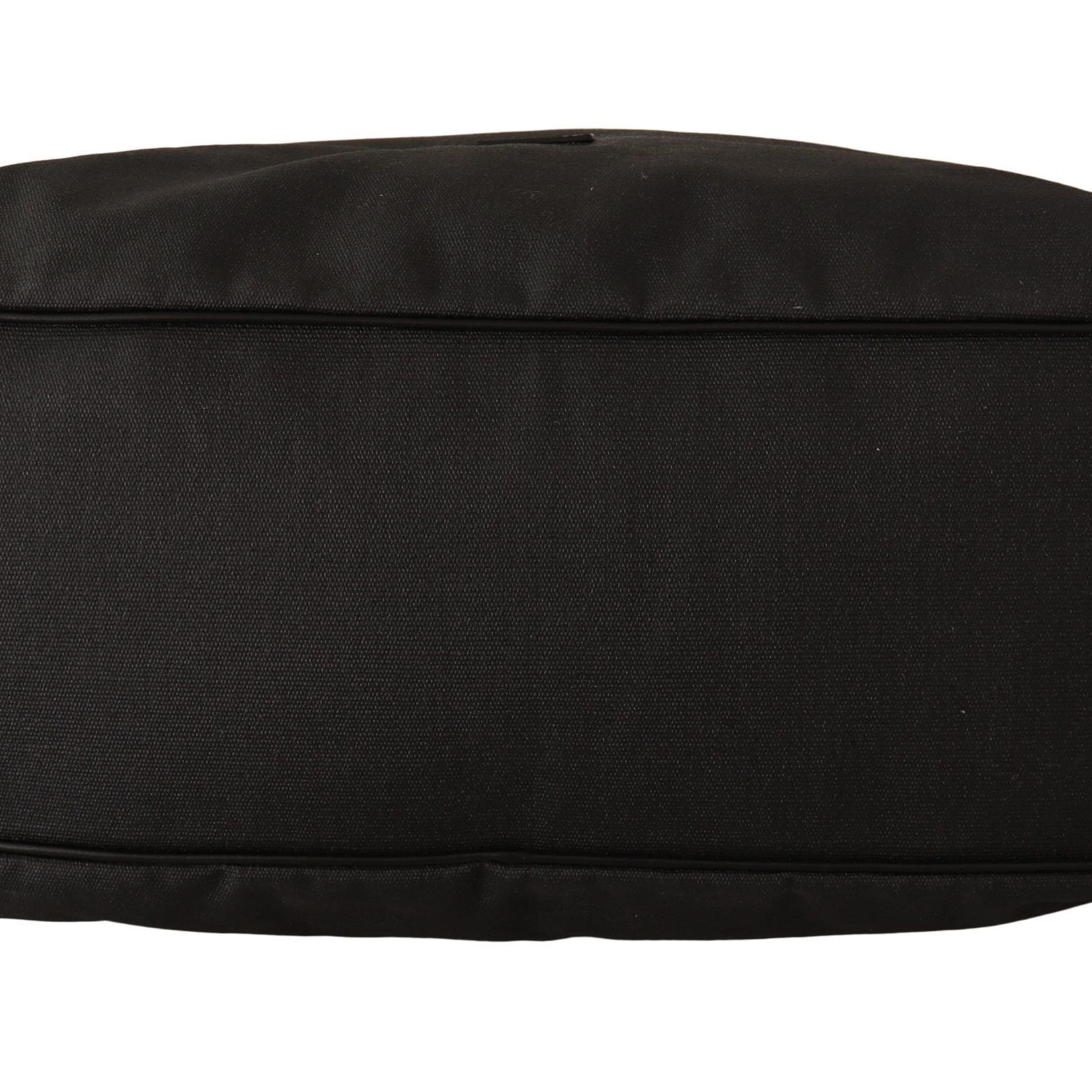 Dolce & Gabbana Black Denim Leather Shoulder Strap Messenger Bag