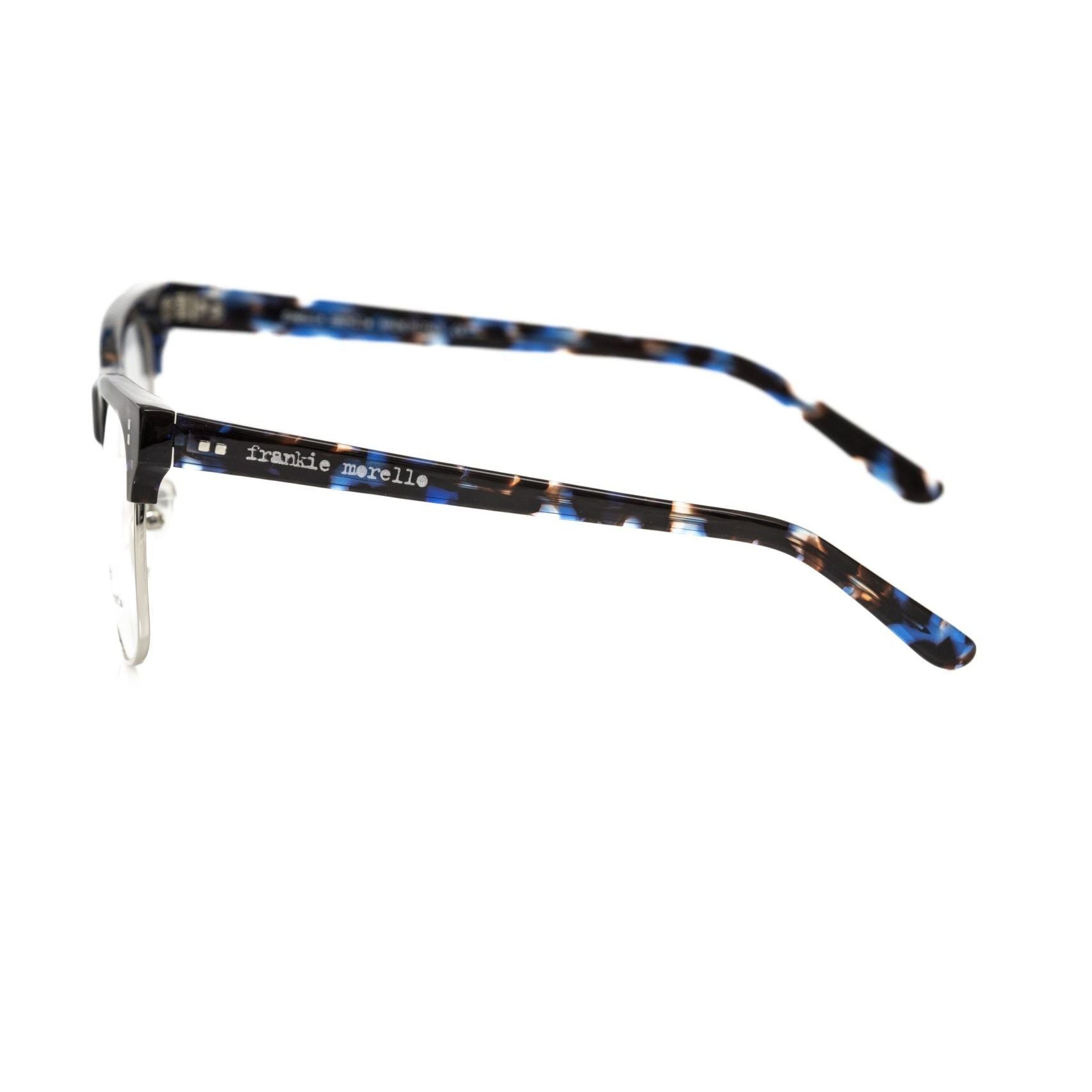 Frankie Morello Blue Metallic Men Frame