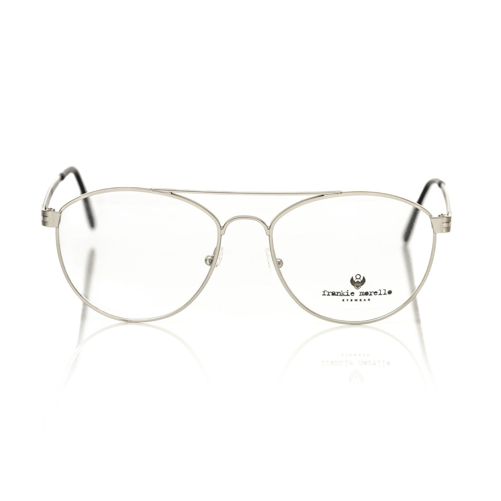 Frankie Morello Silver Metallic Unisex Frame