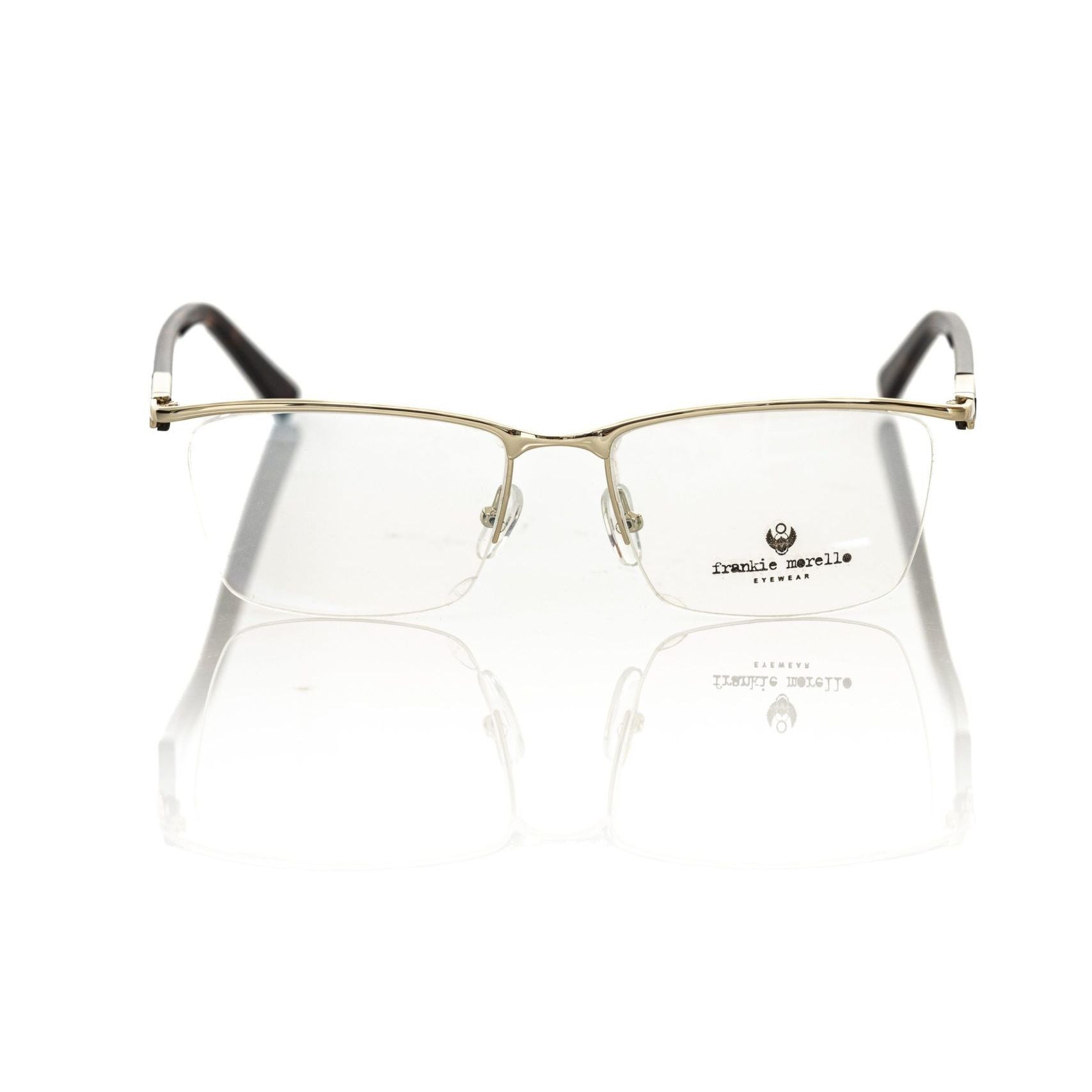 Frankie Morello Gold Metallic Mens Frame