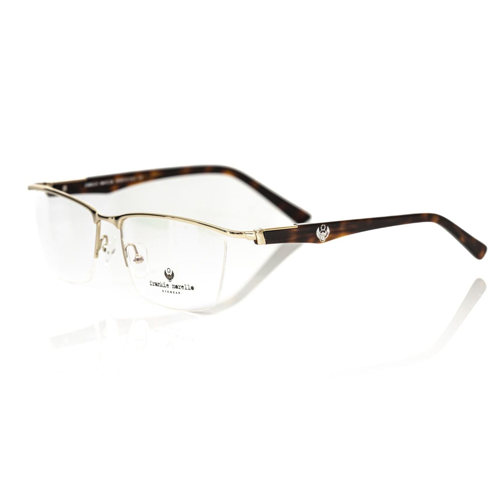 Frankie Morello Gold Metallic Mens Frame