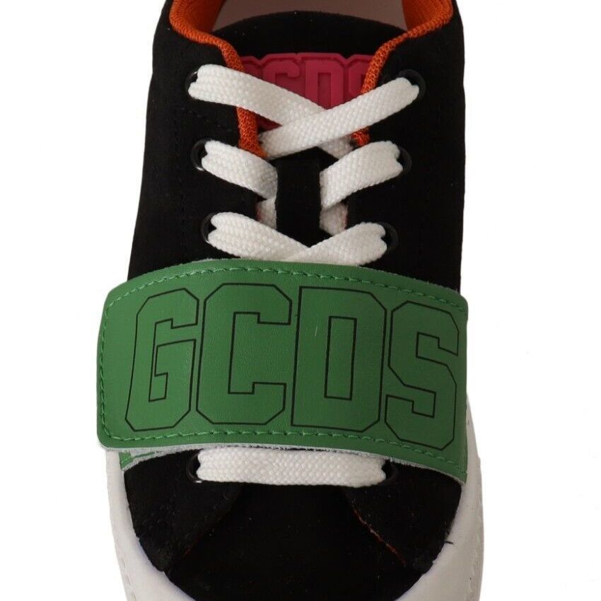 GCDS Multicolor Suede Low Top Lace Up Women Sneakers Shoes