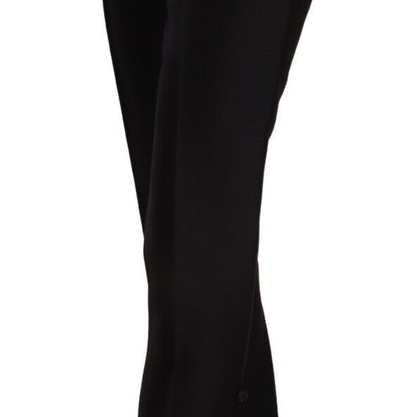 Dsquared² Black Wool High Waist Skinny Women Pants