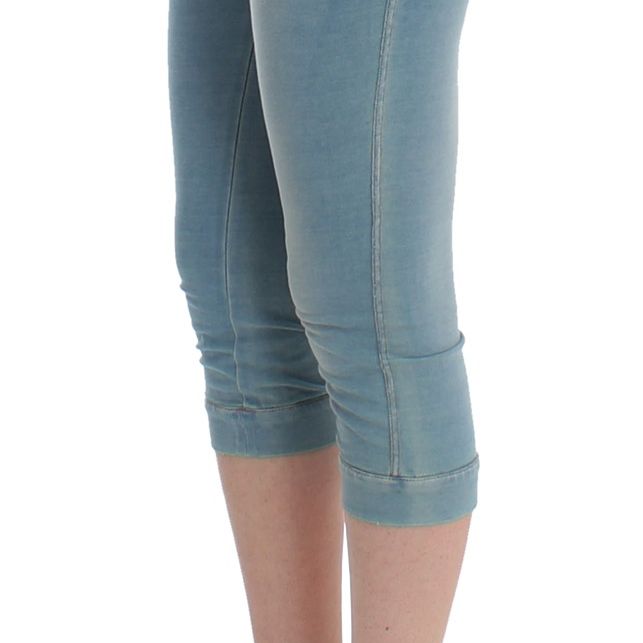 Ermanno Scervino Blue Capri Pants Cropped Jeans